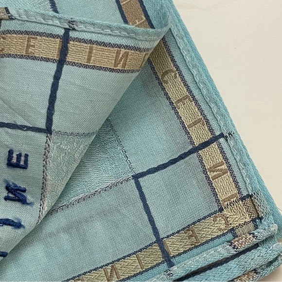 Celine Vintage Jacquard Handkerchief / Pocket Square - Picture 2 of 7